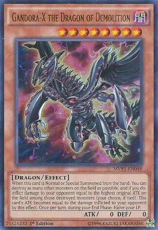 Gandora-X the Dragon of Demolition - The Dark Side of Dimensions Movie Pack YuGiOh trading card