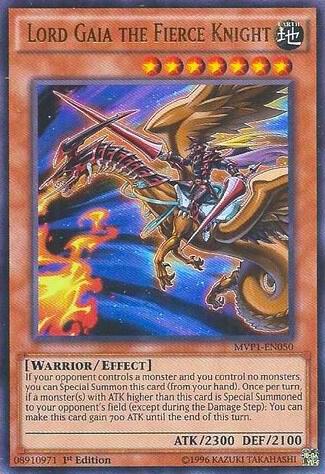 Lord Gaia the Fierce Knight - The Dark Side of Dimensions Movie Pack YuGiOh trading card