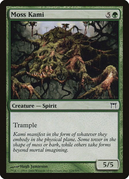 Moss Kami - Champions of Kamigawa Magic: The Gathering trading card
