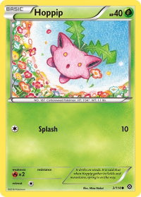 Hoppip - XY - Steam Siege (STS) #3/114 - Common Pokémon Trading Card