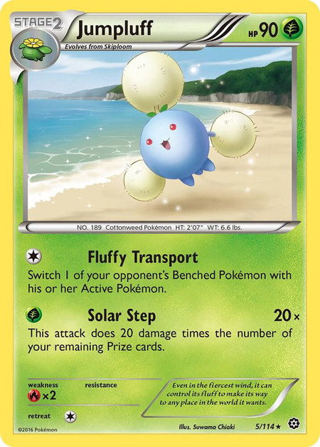 Jumpluff - XY - Steam Siege Pokémon trading card