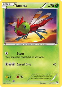 Yanma - XY - Steam Siege (STS) #6/114 - Common Pokémon Trading Card