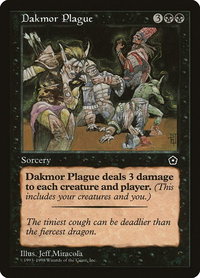 Dakmor Plague - Portal Second Age (P02) #69 - Uncommon Magic: The Gathering Trading Card