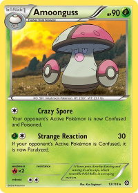 Amoonguss - XY - Steam Siege (STS) #13/114 - Rare Pokémon Trading Card