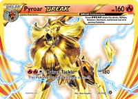 Pyroar BREAK - XY - Steam Siege (STS) #24/114 - Rare BREAK Pokémon Trading Card