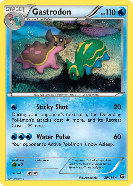 Gastrodon - XY - Steam Siege Pokémon trading card