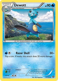 Dewott - XY - Steam Siege (STS) #31/114 - Uncommon Pokémon Trading Card