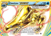 Clawitzer BREAK - XY - Steam Siege (STS) #35/114 - Rare BREAK Pokémon Trading Card