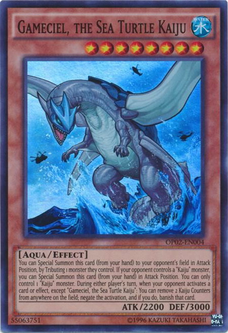 Gameciel, the Sea Turtle Kaiju - OTS Tournament Pack 2 YuGiOh trading card