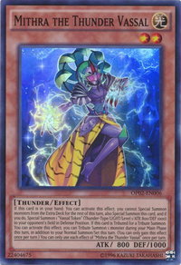 Mithra the Thunder Vassal - OTS Tournament Pack 2 (OP02) #OP02-EN006 - Super Rare YuGiOh Trading Card