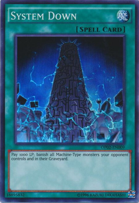 System Down - OTS Tournament Pack 2 YuGiOh trading card