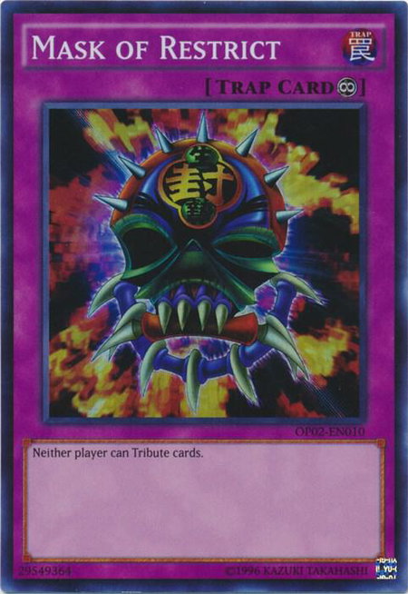 Mask of Restrict - OTS Tournament Pack 2 YuGiOh trading card
