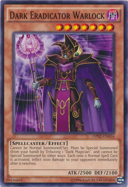 Dark Eradicator Warlock - OTS Tournament Pack 2 YuGiOh trading card