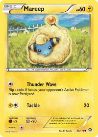 Mareep - XY - Steam Siege (STS) #38/114 - Common Pokémon Trading Card
