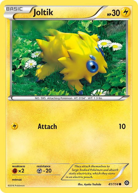 Joltik - XY - Steam Siege Pokémon trading card