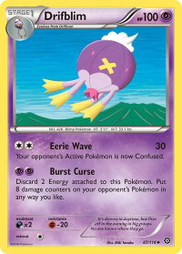 Drifblim - XY - Steam Siege (STS) #47/114 - Uncommon Pokémon Trading Card