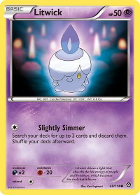 Litwick - XY - Steam Siege (STS) #48/114 - Common Pokémon Trading Card