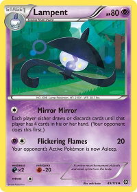 Lampent - XY - Steam Siege (STS) #49/114 - Uncommon Pokémon Trading Card