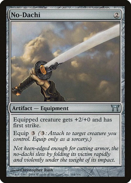 No-Dachi - Champions of Kamigawa Magic: The Gathering trading card