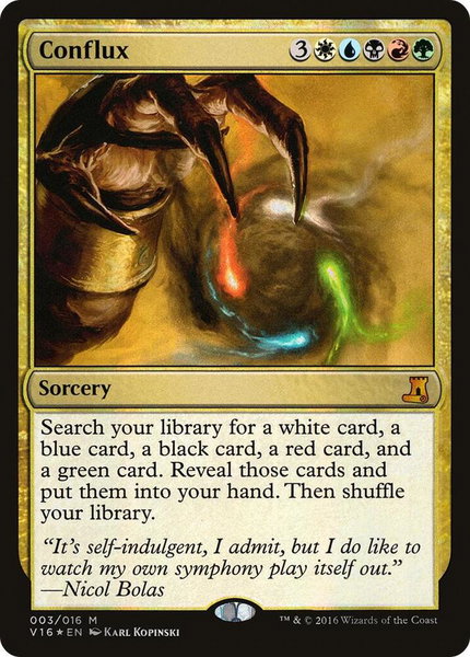 Conflux - From the Vault: Lore Magic: The Gathering trading card