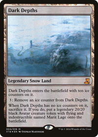 Dark Depths - From the Vault: Lore (V16) #4 - Mythic Magic: The Gathering Trading Card