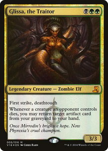 Glissa, the Traitor - From the Vault: Lore (V16) #5 - Mythic Rare Magic: The Gathering Trading Card