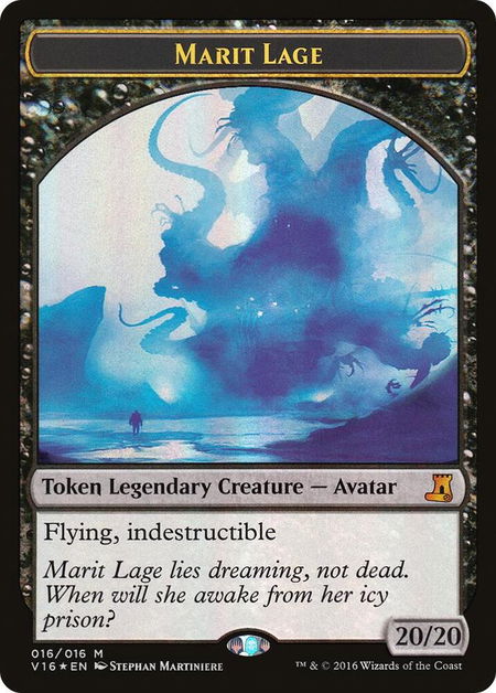 Marit Lage Token - From the Vault: Lore Magic: The Gathering trading card