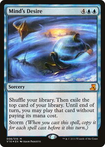 Mind's Desire - From the Vault: Lore (V16) #8 - Mythic Rare Magic: The Gathering Trading Card