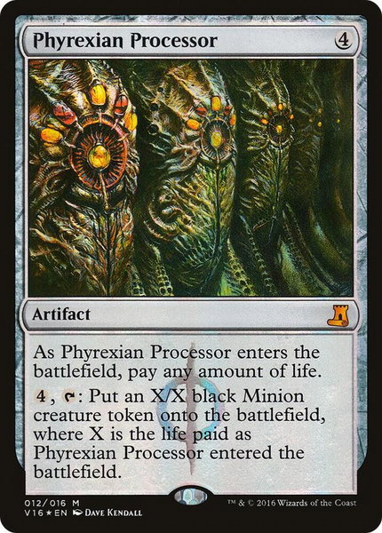 Phyrexian Processor trading card from From the Vault: Lore Phyrexian Processor - From the Vault: Lore Magic: The Gathering trading card
