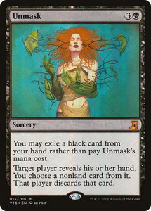 Unmask - From the Vault: Lore (V16) #15 - Mythic Rare Magic: The Gathering Trading Card