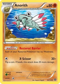Anorith - XY - Steam Siege (STS) #56/114 - Uncommon Pokémon Trading Card