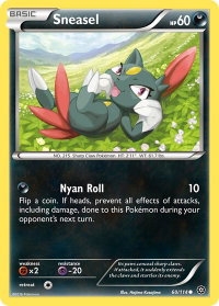 Sneasel - XY - Steam Siege (STS) #60/114 - Common Pokémon Trading Card