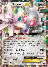 Magearna EX - XY - Steam Siege (STS) #75/114 - Ultra Rare Pokémon Trading Card