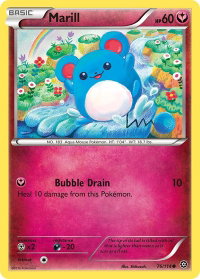 Marill - XY - Steam Siege (STS) #76/114 - Common Pokémon Trading Card