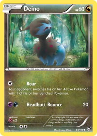Deino - XY - Steam Siege (STS) #84/114 - Common Pokémon Trading Card