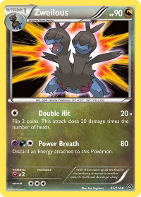 Zweilous - XY - Steam Siege (STS) #85/114 - Uncommon Pokémon Trading Card