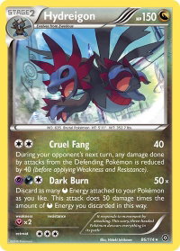 Hydreigon - XY - Steam Siege (STS) #86/114 - Holo Rare Pokémon Trading Card