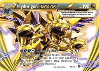 Hydreigon BREAK - XY - Steam Siege (STS) #87/114 - Rare BREAK Pokémon Trading Card