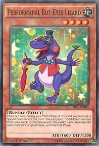 Performapal Bot-Eyes Lizard - The Dark Illusion (TDIL) #TDIL-EN001 - Common / Short Print YuGiOh Trading Card