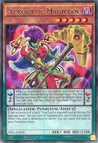 Acrobatic Magician - The Dark Illusion (TDIL) #TDIL-EN009 - Rare YuGiOh Trading Card