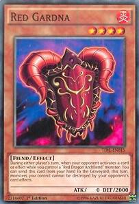 Red Gardna - The Dark Illusion YuGiOh trading card