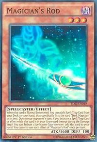 Magician's Rod - The Dark Illusion (TDIL) #TDIL-EN019 - Super Rare YuGiOh Trading Card