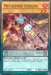 Metalfoes Steelen - The Dark Illusion YuGiOh trading card