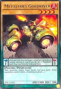 Metalfoes Goldriver - The Dark Illusion YuGiOh trading card