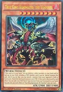 True King Agnimazud, the Vanisher - The Dark Illusion YuGiOh trading card
