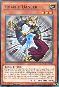Triamid Dancer - The Dark Illusion YuGiOh trading card