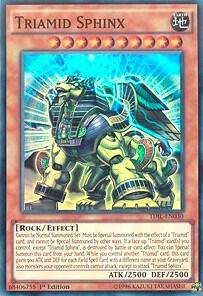 Triamid Sphinx - The Dark Illusion YuGiOh trading card