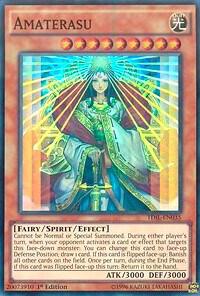 Amaterasu trading card from The Dark Illusion Amaterasu - The Dark Illusion YuGiOh trading card