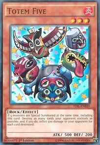 Totem Five - The Dark Illusion YuGiOh trading card