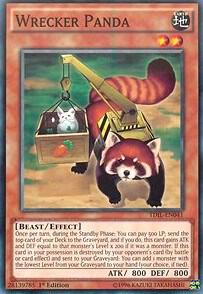 Wrecker Panda - The Dark Illusion YuGiOh trading card